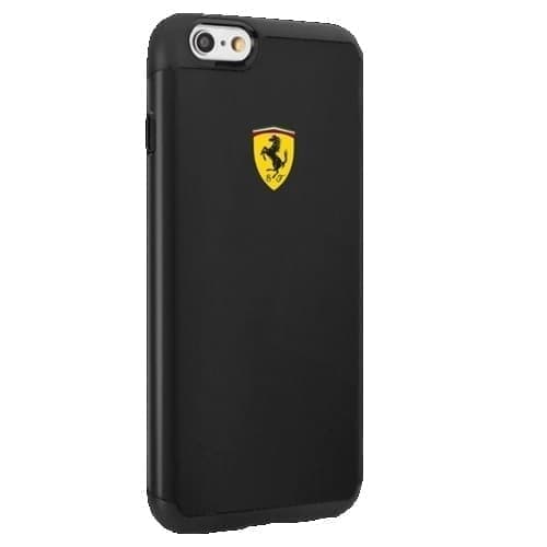Ferrari Hardcase FESPHCP6BK iPhone 6/6S iskunkestävä musta/musta
