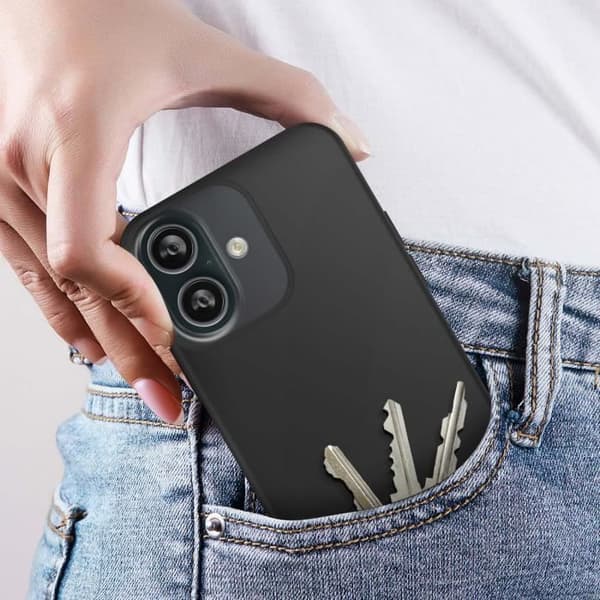 Fodral till iPhone 16 Plus - AVIZAR - Fast Cover - Halvstyvt - Soft-touch - Anti-trace