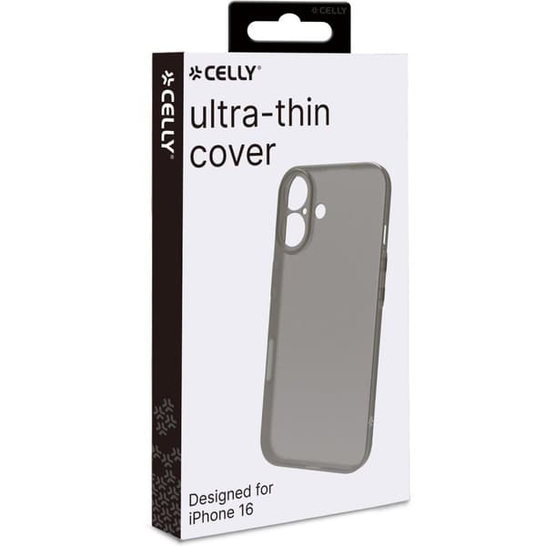SPACE Super Thin Suojakuori iPhone 16 Musta