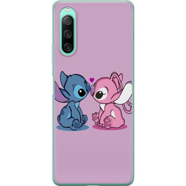 Sony Xperia 10 IV Läpinäkyvä kuori lilo & stitch 2025