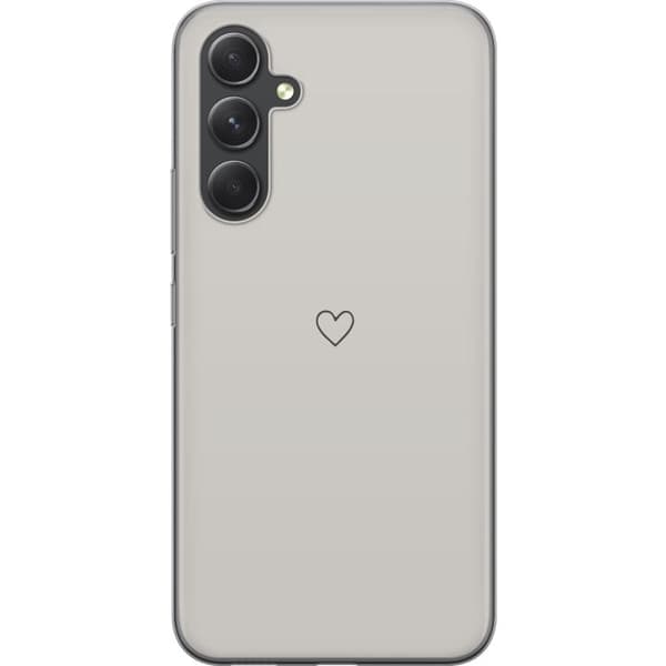 Samsung Galaxy S24 Gennemsigtig cover Lille Hjerte