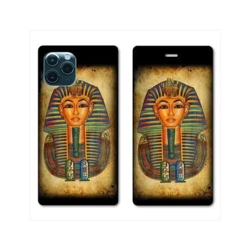 RV Läder plånboksfodral för Huawei P40 Egypt Pharaoh en storlek