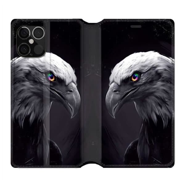 Plånbok Läderfodral Till Iphone 12 / 12 Pro Aigle Royal Svart en storlek