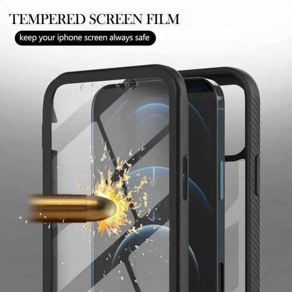iPhone 16 Pro Max Heltäckande Premium 3D Skal 3in1 ThreeSixty