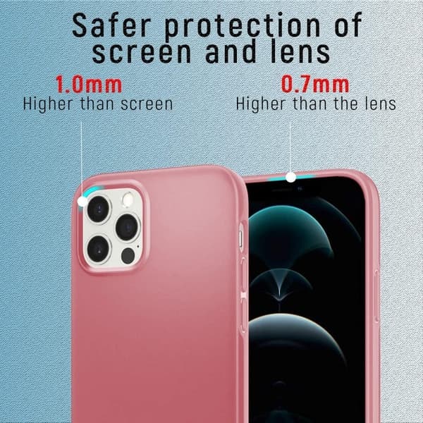 iPhone 16 Pro Ultratunt Lätt Skal Basic V2 Rosenguld