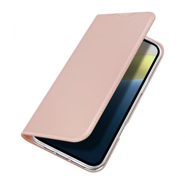 iPhone 16 Dux Ducis Skin Pro Flipfodral med Kortfack - Roseguld