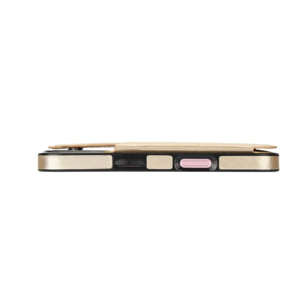 iPhone 16 Stöttåligt Skal Korthållare 3-FACK Flippr V2 - Guld