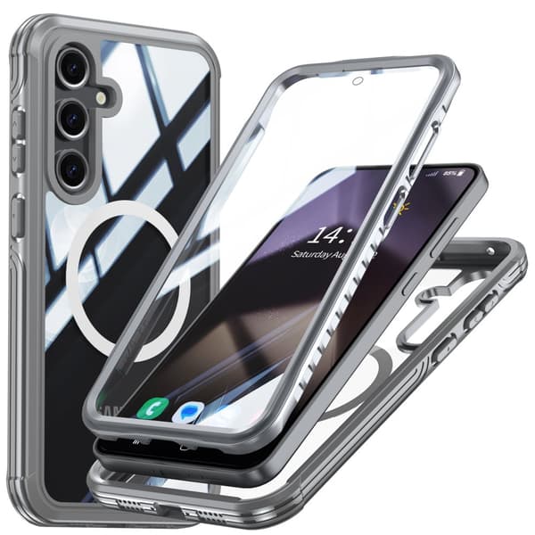 INF Samsung Galaxy S24 FE Cover, 9H Hærdet Glas Bagside
