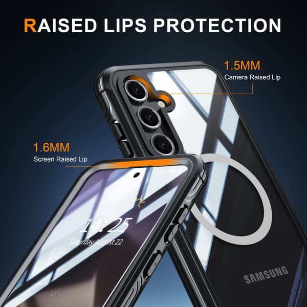 INF Samsung Galaxy S24 FE Cover, 9H Hærdet Glas Bagside