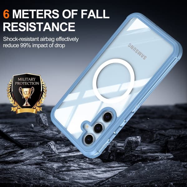 INF Samsung Galaxy S24 FE Cover, 9H Hærdet Glas Bagside