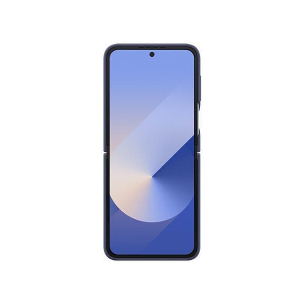 Coque - Samsung - Galaxy Z Flip 6 - Silikon - Mörkblå - Optimal skydd
