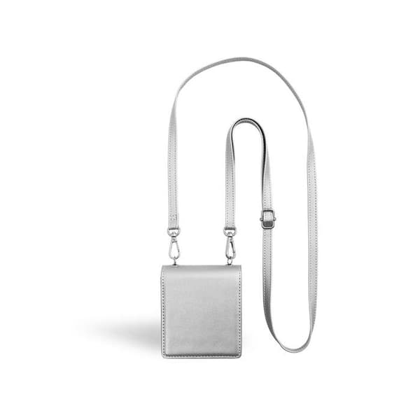 Silver axelfodral för Galaxy Z Flip 6 Force Case