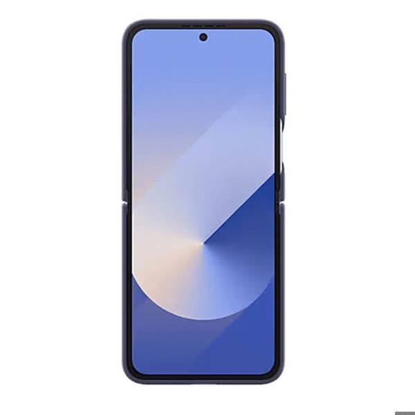 Galaxy Z Flip6 Silikonfodral Marinblå