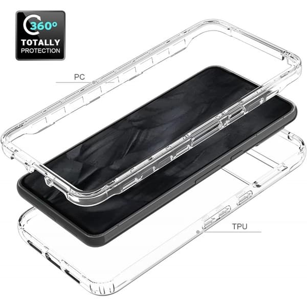 Google Pixel 8 Pro Heltäckande Premium 3D Skal 3in1 ThreeSixty Clear