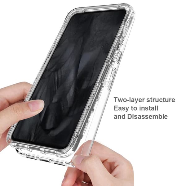 Google Pixel 8 Pro Heltäckande Premium 3D Skal 3in1 ThreeSixty Clear