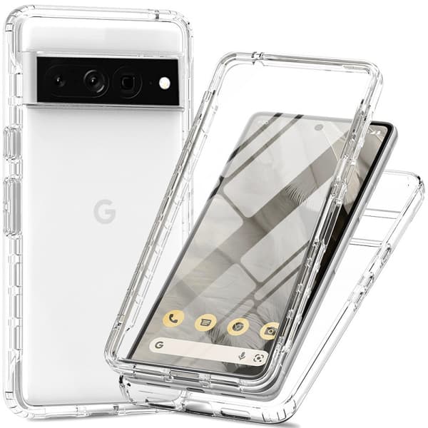 Google Pixel 8 Pro Heltäckande Premium 3D Skal 3in1 ThreeSixty Clear