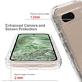 Miniatyrbild 2 av 5: Google Pixel 8a Heltäckande Premium 3D Skal 3in1 ThreeSixty Clear