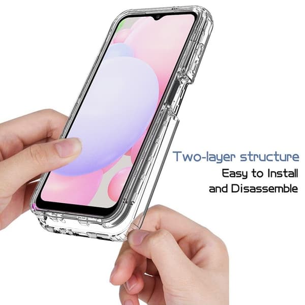 Samsung A13 (4G/5G) / A04s Heltäckande Premium 3D Skal 3in1 ThreeSixty Clear