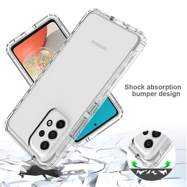 Samsung A53 Heltäckande Premium 3D Skal 3in1 ThreeSixty Clear