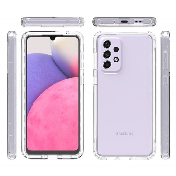 Samsung A33 5G Heltäckande Premium 3D Skal 3in1 ThreeSixty Clear