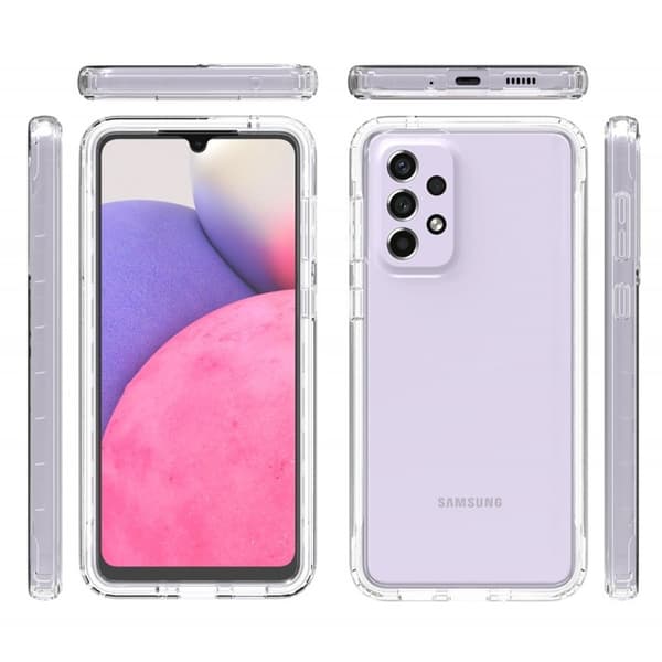 Samsung A33 5G Heltäckande Premium 3D Skal 3in1 ThreeSixty Clear