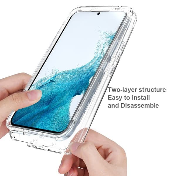 Samsung A25 Heltäckande Premium 3D Skal 3in1 ThreeSixty Clear