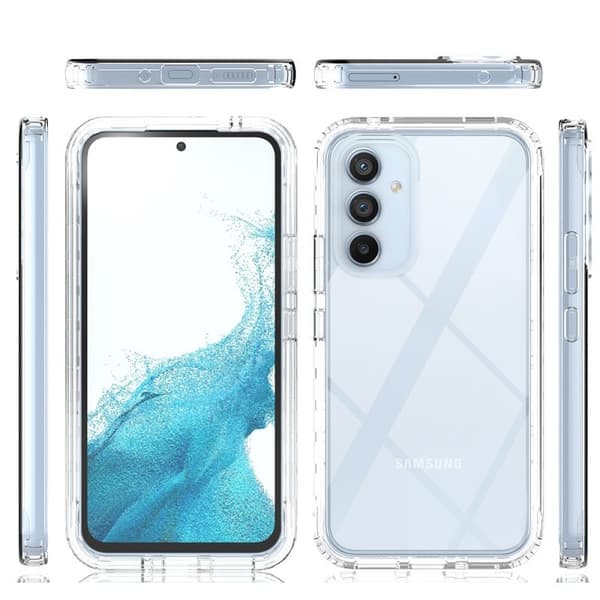 Samsung A25 Heltäckande Premium 3D Skal 3in1 ThreeSixty Clear