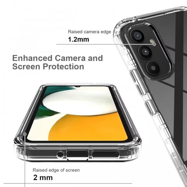Samsung A25 Heltäckande Premium 3D Skal 3in1 ThreeSixty Clear