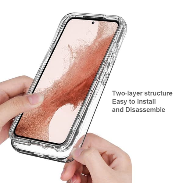 Samsung S23 Plus Heltäckande Premium 3D Skal 3in1 ThreeSixty Clear
