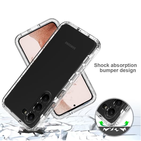 Samsung S23 Plus Heltäckande Premium 3D Skal 3in1 ThreeSixty Clear