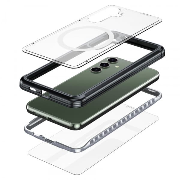 Samsung S23 Plus Heltäckande Magsafe Premium 3D Skal 3in1 ThreeSixty