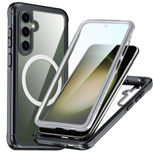 Samsung S23 Plus Heltäckande Magsafe Premium 3D Skal 3in1 ThreeSixty