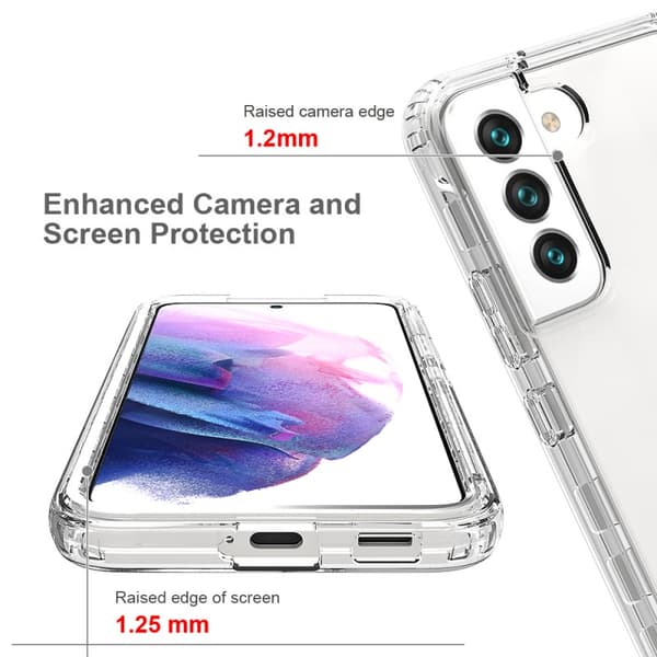 Samsung S22 Plus Heltäckande Premium 3D Skal 3in1 ThreeSixty Clear