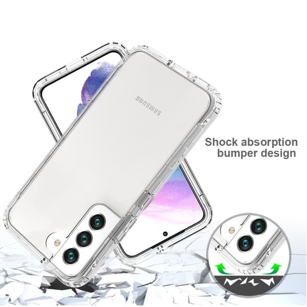 Samsung S22 Plus Heltäckande Premium 3D Skal 3in1 ThreeSixty Clear