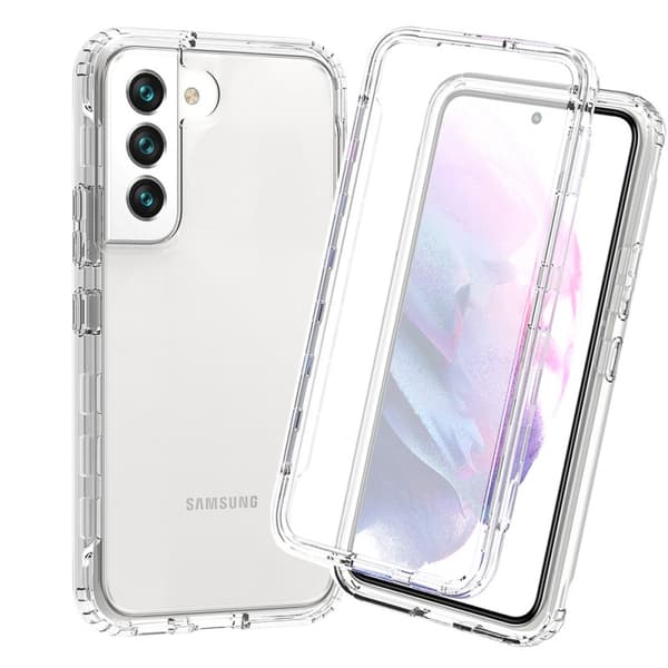 Samsung S22 Plus Heltäckande Premium 3D Skal 3in1 ThreeSixty Clear