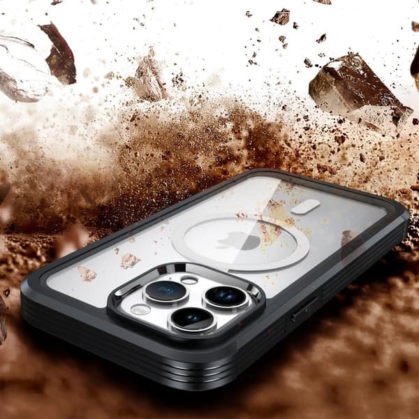 iPhone 15 Pro Max Heltäckande Magsafe Premium 3D Skal 3in1 ThreeSixty