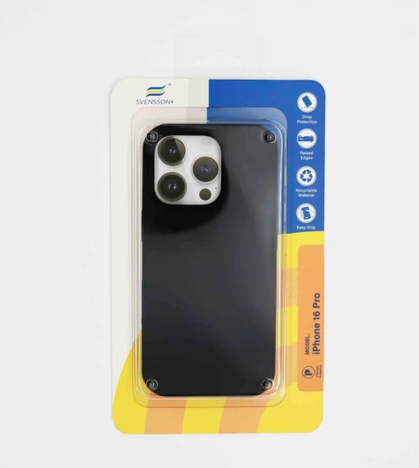 Svensson+ Premium Silicon Case For iPhone 16 Pro Black