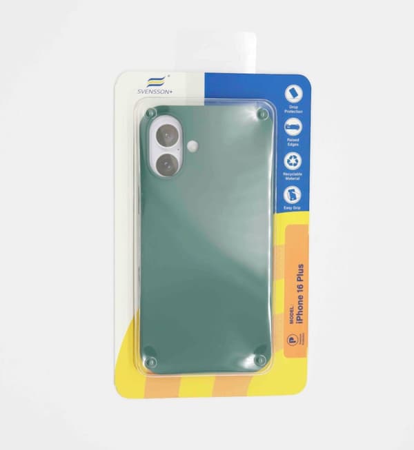 Svensson+ Premium Silicon Case For iPhone 16 Plus Pine Green