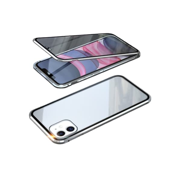 INF Magnetiskt skal till iPhone, dubbelsidigt härdat glasskydd iPhone 16 Pro Max