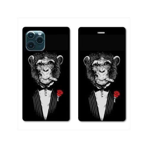 RV Wallet Läderfodral för Samsung Galaxy S20 Plus Decal Monkey Mafia One Size
