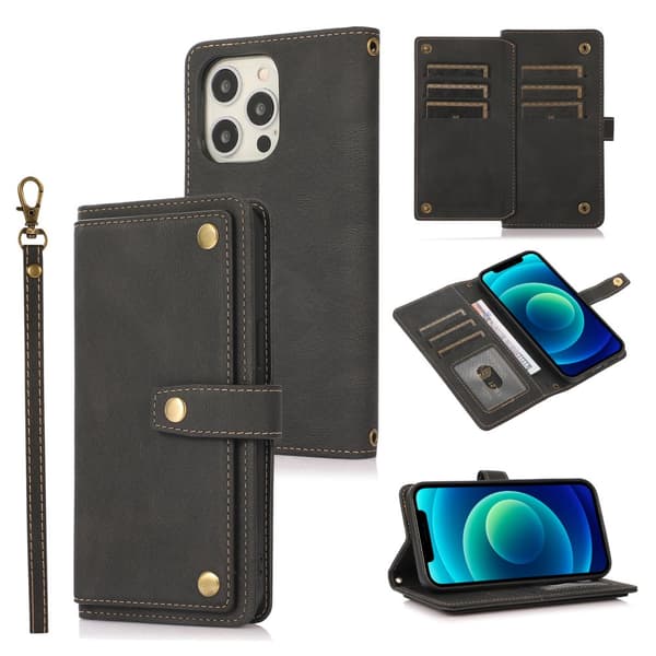 INF Pung etui med kortslot til iPhone 16-serien iPhone 16 Pro Max