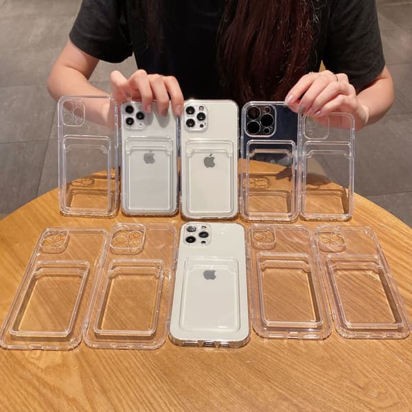INF Skyddande magnetiskt skal för iPhone 16-serien med korthållare iPhone 16 Pro Max