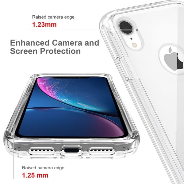 iPhone XR Heltäckande Premium 3D Skal 3in1 ThreeSixty Clear