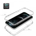 Miniatyrbild 5 av 6: iPhone 12 / 12 Pro Heltäckande Premium 3D Skal 3in1 ThreeSixty Clear