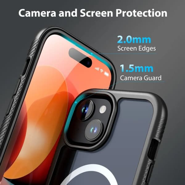 iPhone 12 / 12 Pro Heltäckande Magsafe Premium 3D Skal 3in1 ThreeSixty