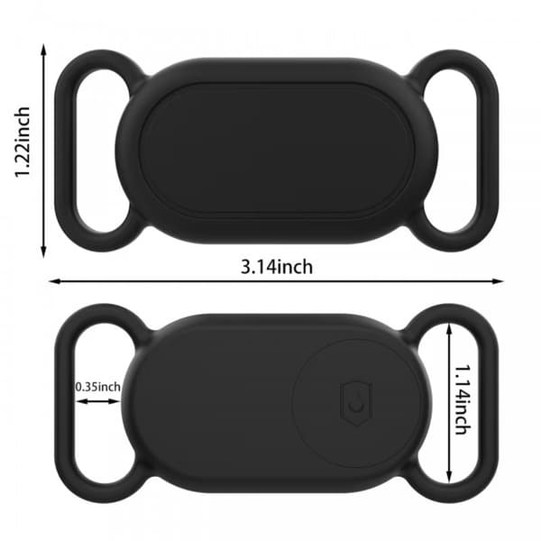 Samsung Galaxy SmartTag 2 Skal till Hundhalsband - Svart