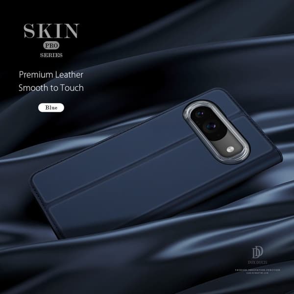 Google Pixel 9 / 9 Pro Dux Ducis Skin Pro med Kortfack - Blå