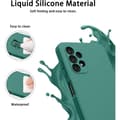 Miniatyrbild 2 av 6: Samsung A53 5G Gummibelagd Mattgrönt Skal Kameraskydd Liquid - Grön