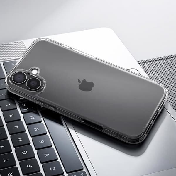 Stötsäkert fodral till iPhone 16 Plus - Spigen SGP - Ultra Hybrid - Bi-material - Transparent