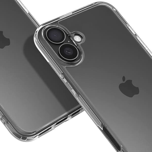 Stötsäkert fodral till iPhone 16 Plus - Spigen SGP - Ultra Hybrid - Bi-material - Transparent